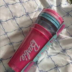 Barbie Vibrant Pink and Teal Cup Collection